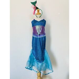 NEW Sparkly Toddler 3/4 2p Mermaid Costume